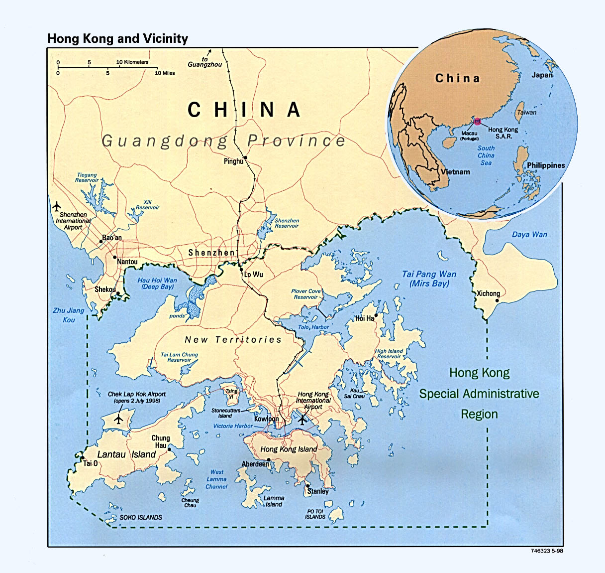 Maps of Hong Kong Map Library Maps of the World