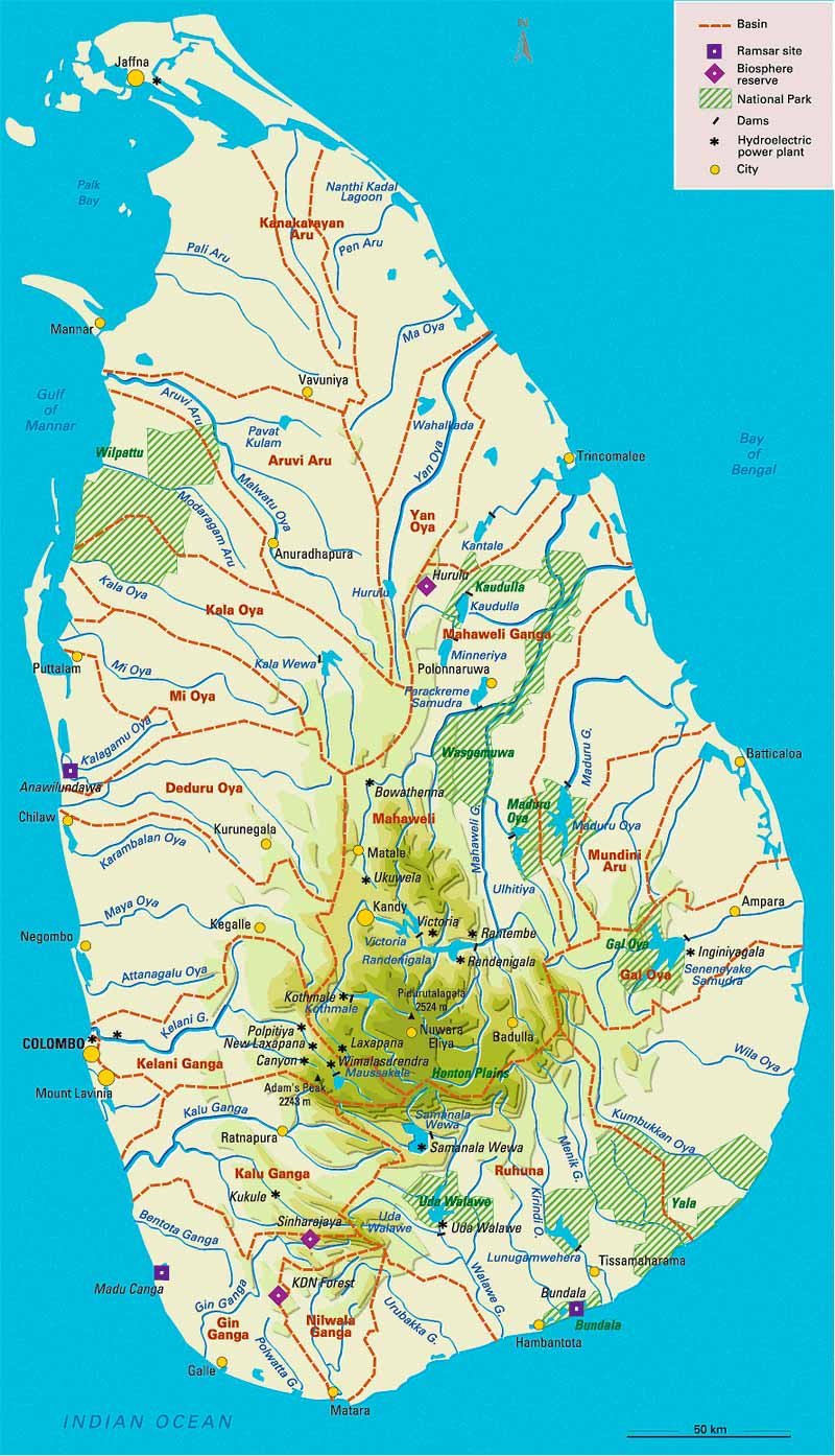 Maps of Sri Lanka | Map Library | Maps of the World