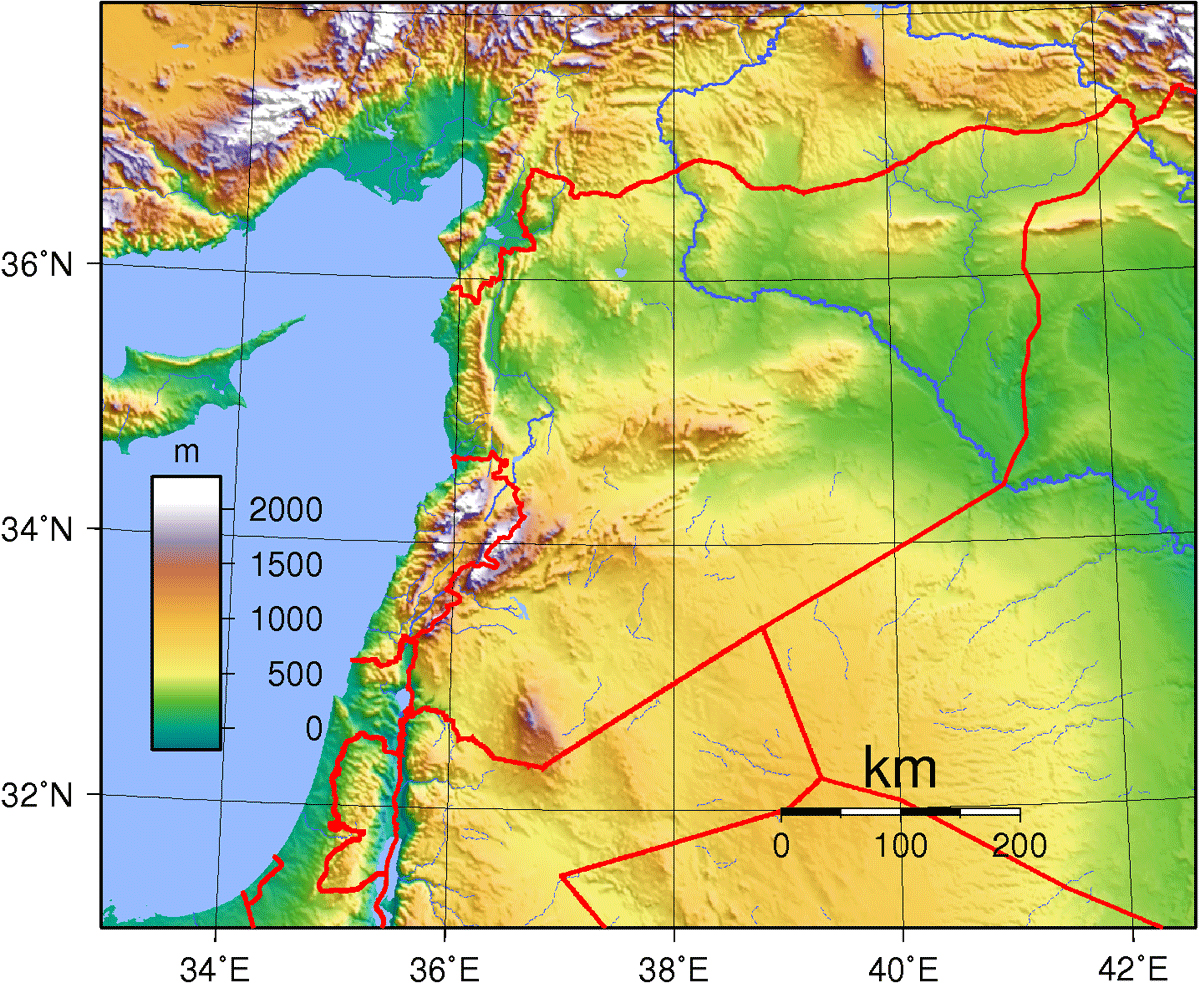 Maps of Syria | Map Library | Maps of the World