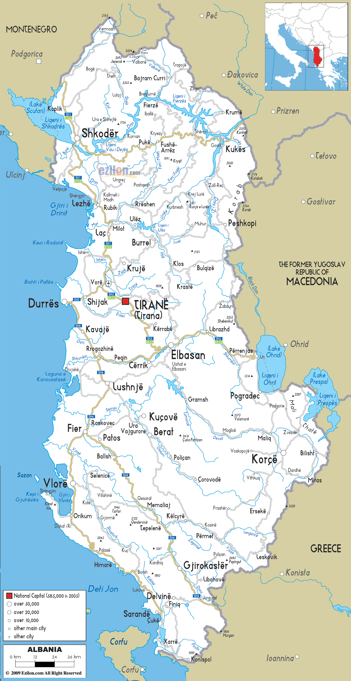 Maps Of Albania Map Library Maps Of The World Maps Of Albania Map Library Maps Of The World