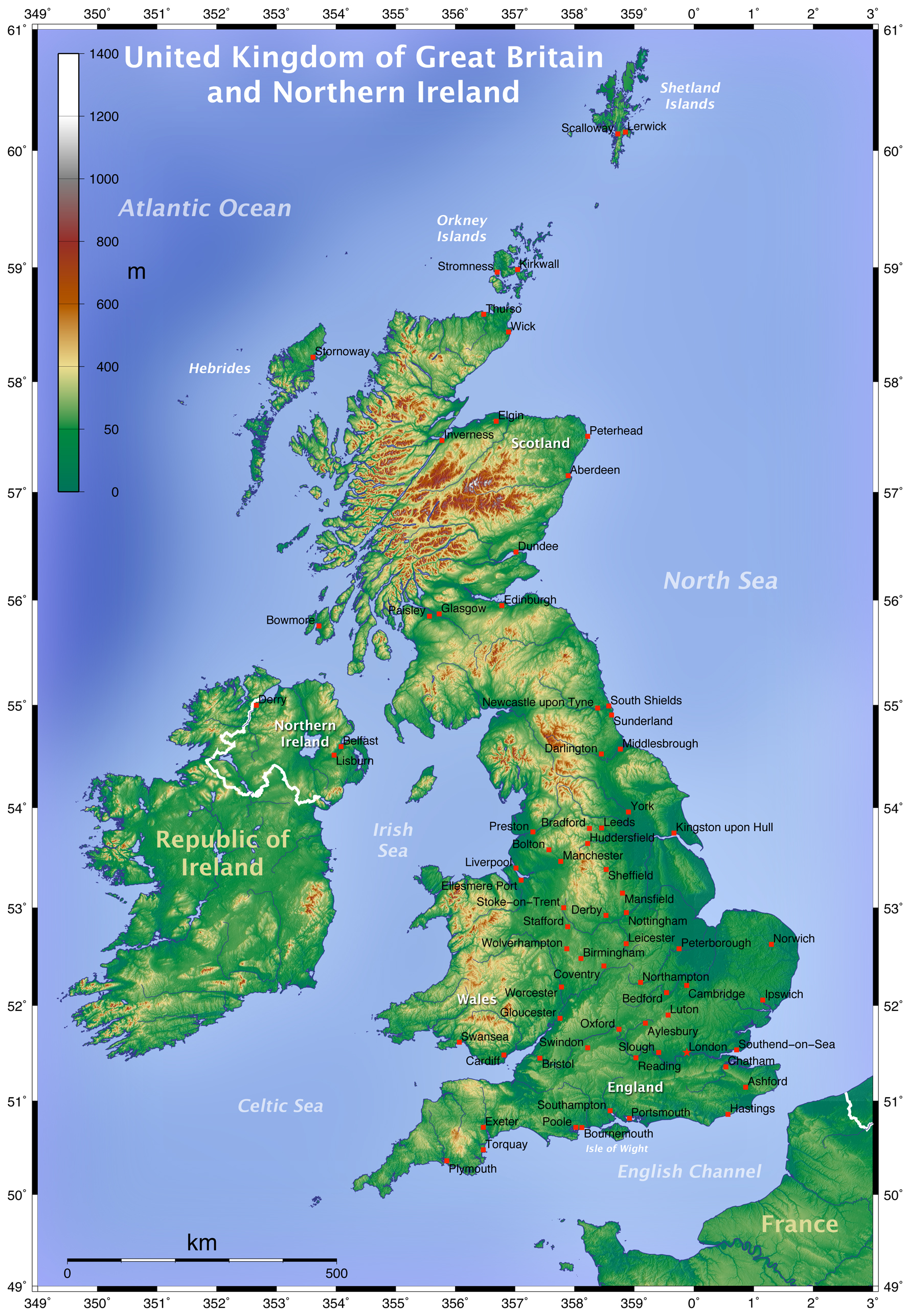Maps Of United Kingdom Of Great Britain And Northern Ireland Map Maps Of United Kingdom Of Great Britain And Northern Ireland Map