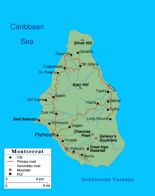 Maps Of Montserrat Island Map Library Maps Of The World Maps Of Montserrat Island Map Library Maps Of The World