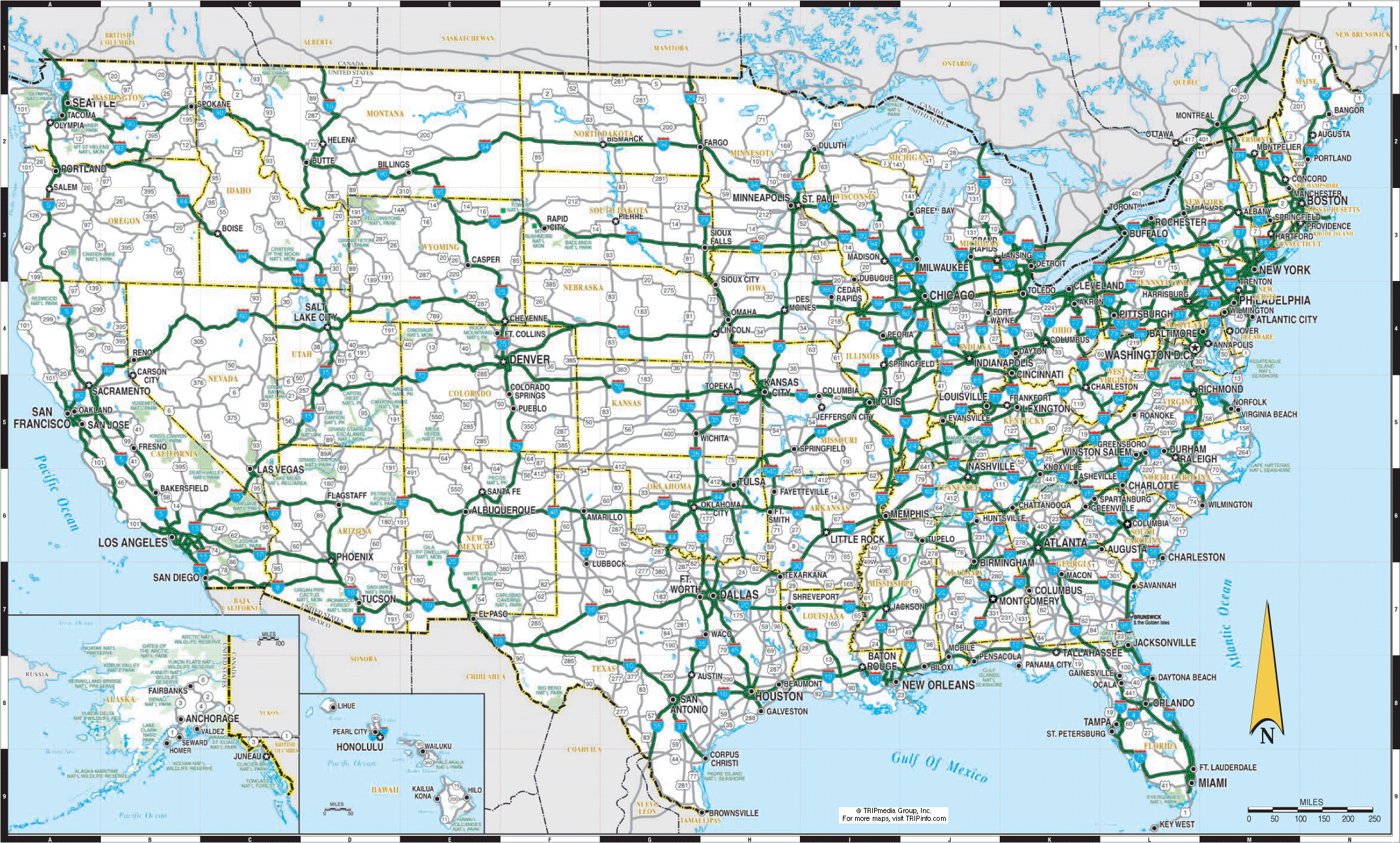 Maps of the USA (the United States of America) | Map Library | Maps of
